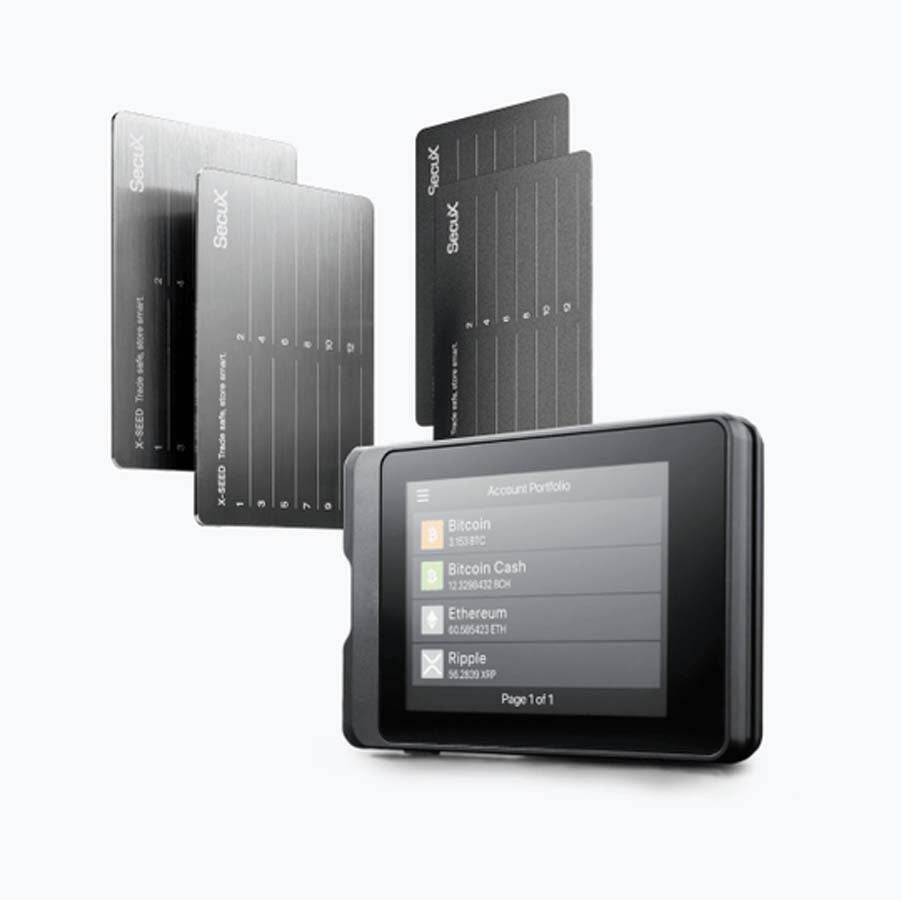 SecuX W10 + X-SEED | Original Backup Set