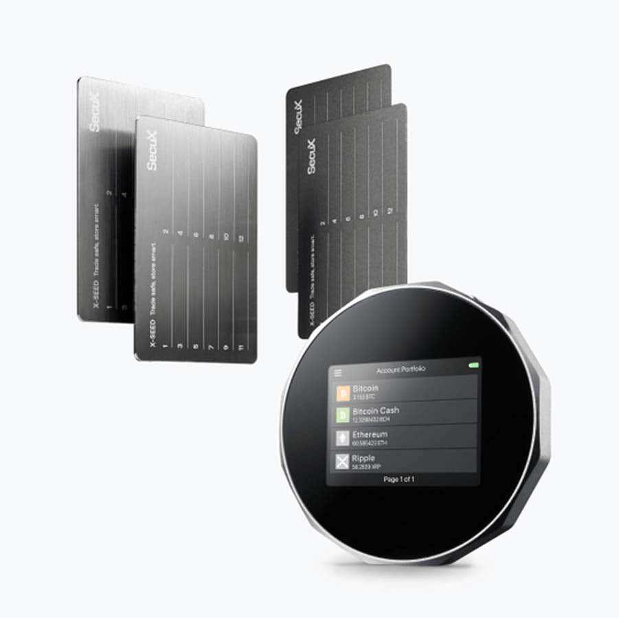 SecuX V20 + X-SEED | Original Backup Set